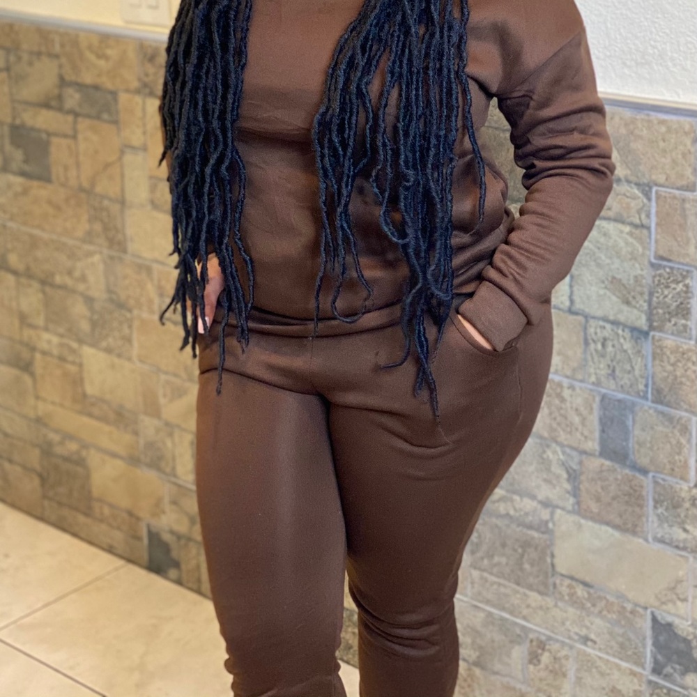 SOLD NWT THE CHILLED MATCHING SET [BROWN] - Picture 7 of 14